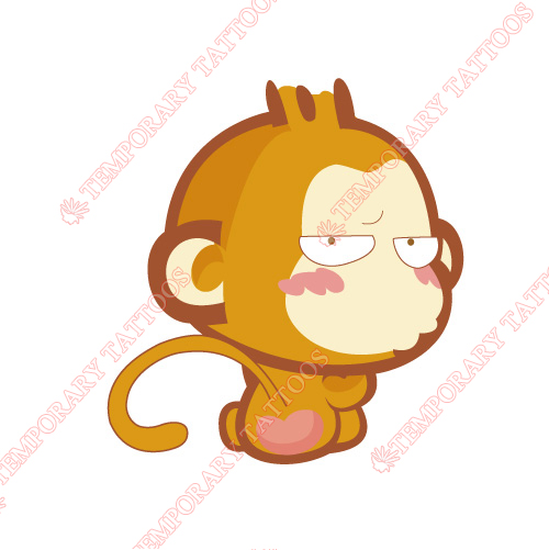 Monkey Customize Temporary Tattoos Stickers NO.8665